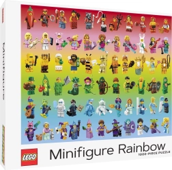 Puzzle LEGO vikerkaare minifiguurid 1000 tükki