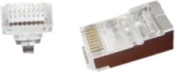 Läbiviiguga võrgukonnektor RJ45 8P8C FTP (10 tk)