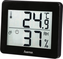 Digitaalne termomeeter ja hügromeeter Hama TH-130, must