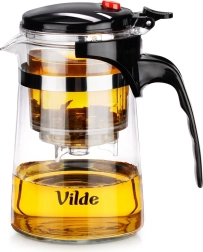 Klaasist teekann alumise infuseriga 600 ml