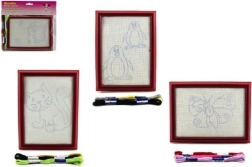 Tikkimine lastele koos raamiga