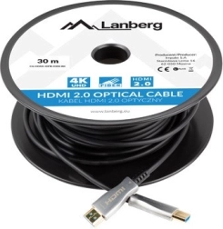 Optiline HDMI 2.0 kaabel LANBERG 30 m (4K, HDR, ARC)