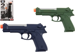 Plastikust püstol 17 cm valguse ja heliga