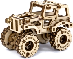Puidust 3D pusle monster truck Superfast WOODEN CITY