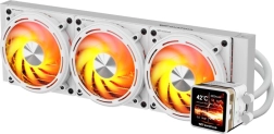 DarkFlash Explore DE360 valge 360 mm AIO vesijahutus CPU-le IPS-ekraani ja ARGB-ga