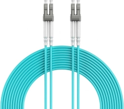 OM4 50/125 optiline kaabel LC/LC duplex 1 m