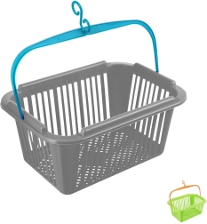 Plastist (UH) pesulõksukorv 25 × 18 × 11,5 cm – värvivalik