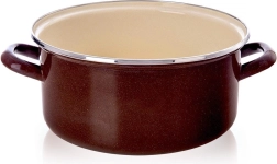Emailitud pott Brown 24 cm, 4 l