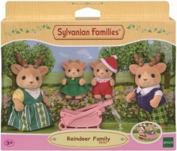 Sylvanian Families põhjapõdrade pere kelkudega