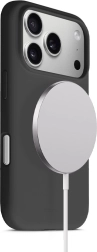 Silikoonist magnetiline ümbris Color Cover Apple iPhone 17 Pro jaoks (must, MagSafe)