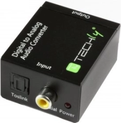 Digitaal-analoog helimuundur Toslink/koaksiaal → stereo RCA