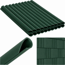 Klipid aiaribalustrilindile, rohelised, 19 cm, 20 tk