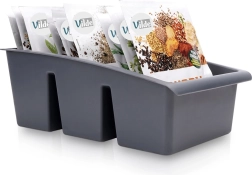 Hall maitseainepakikeste korraldaja 25 × 15 × 9 cm