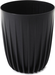 Lillepott Mira 14,5 cm eco recycled must
