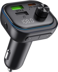 Sencor Bluetoothi FM-saatja autosse koos PD- ja QC 3.0 kiirlaadimisega