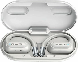Juhtmevabad Bluetooth 5.4 kõrvaklapid valges värvitoonis