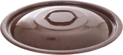 Emailitud kaas ämbrile BROWN 30 cm