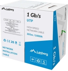 LAN-kaabel UTP CCA 305 m roheline