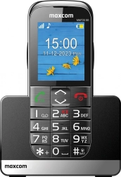 Lihtsa kasutusega mobiiltelefon Maxcom SOS-funktsiooniga