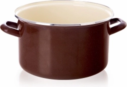 Emailitud pott Brown 22 cm, 4 l Orion