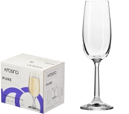 Krosno Pure šampanjaklaasid 170 ml – 6 tk