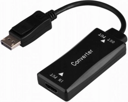 Aktiivne HDMI–DisplayPort konverter 4K 30 Hz, 0,15 m