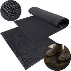 Sissepääsumatt 90 × 60 cm RUHHY kummist, libisemisvastane 3D võrk