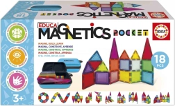 Educa magnetiline ehituskomplekt Magnetics ümbrises, 18 osa