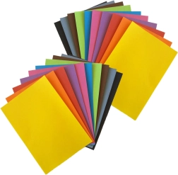 Colored A4 Paper – Set of 20 Sheets