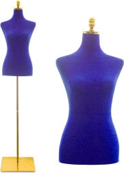 Naiste rätsepa mannekeen BITUXX, sametine granaatpunane, kõrgus 170–185 cm