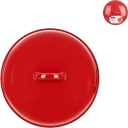 Emailitud kaas Lem 19 cm punane - 1 tk