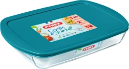 Klaasist ahjuvorm kaanega Pyrex 40 × 27 cm, 4,9 l, borosilikaat