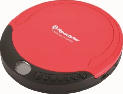Kaasaskantav CD-mängija ROADSTAR Discman must‑punane