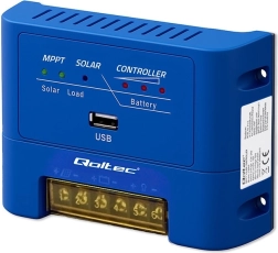 Päikese MPPT laadimiskontroller 15 A 12/24 V AGM-, GEL- ja LiFePO4-akudele