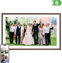 Digitaalne fotoraam Arzopa 15,6ʺ pruun Wi‑Fi Full HD