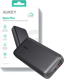 Aukey akupank, 20000 mAh, kiirlaadimine