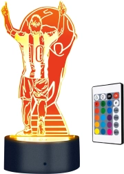 Lionel Messi Championi 3D öölamp