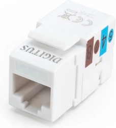 Keystone moodul RJ45 CAT6 UTP LSA sisselõikega, valge