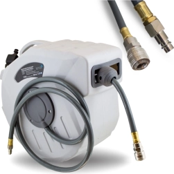 Automaatne pneumaatiline vooliku kerija 15 m 1/4" kiirliitmiku ja kompressori jaoks