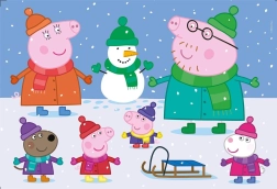 Pusle Põrsas Peppa Talv MAXI 104 tükki