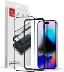 Crong antibakteriaalne 3D Armour Glass kaitseklaas iPhone 16 Pro Maxile – iPhone 16 Pro