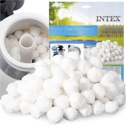 Filtreerimiskuulid liivafiltripumbale 0,5 kg Intex