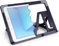 Reguleeritav tahvelarvuti alus, must, kokkupandav 26 × 18,5 cm