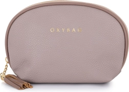 Cosmetic Bag PLUS Leather in Mocca Color
