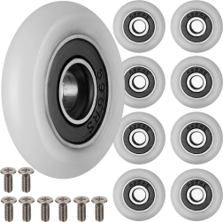 Ruhhy dušinurga rattad kuullaagriga 23 × 6 mm (8 tk)