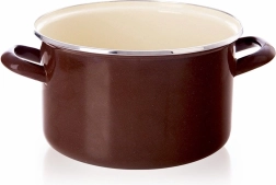 Emailitud pott Brown 20 cm, 3 l