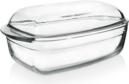 Klaasist ahjuvorm kaanega 2,9 l, 32,5 × 19 × 13 cm