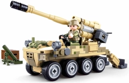 SLUBAN army ehituskomplekt – mobiilkahur 8x8 koos maamiinipildujaga