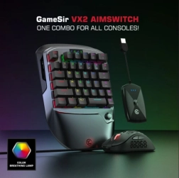 GameSir VX2 AimSwitch Combo mänguklaviatuur ja -hiir
