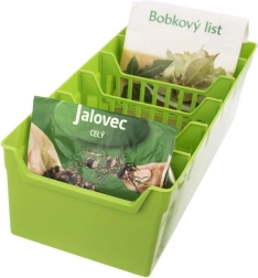 Roheline köögivürtside korraldaja 30 × 13 × 8 cm